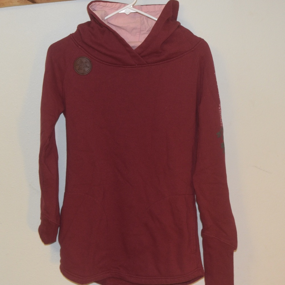 AK Salmon Sisters Lupine Hooded Tunic